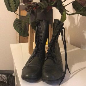 Steve Madden troopa leather boots